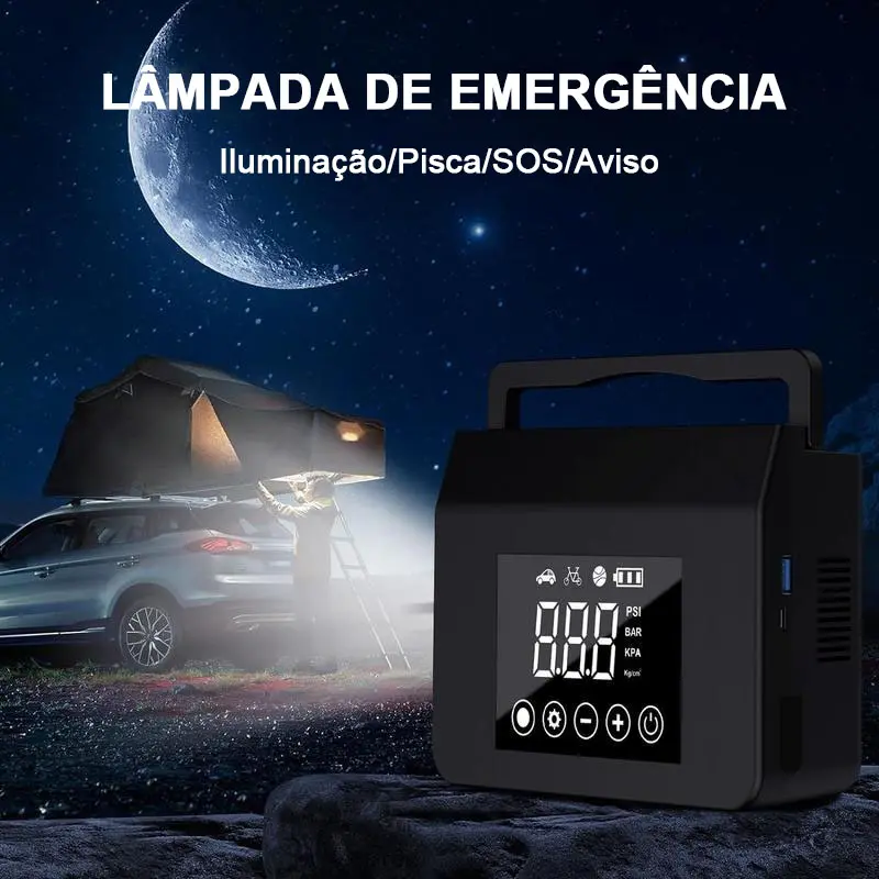 HIEHA 4000A 150PSI Arrancador de Bateria 4 em 1 - 1