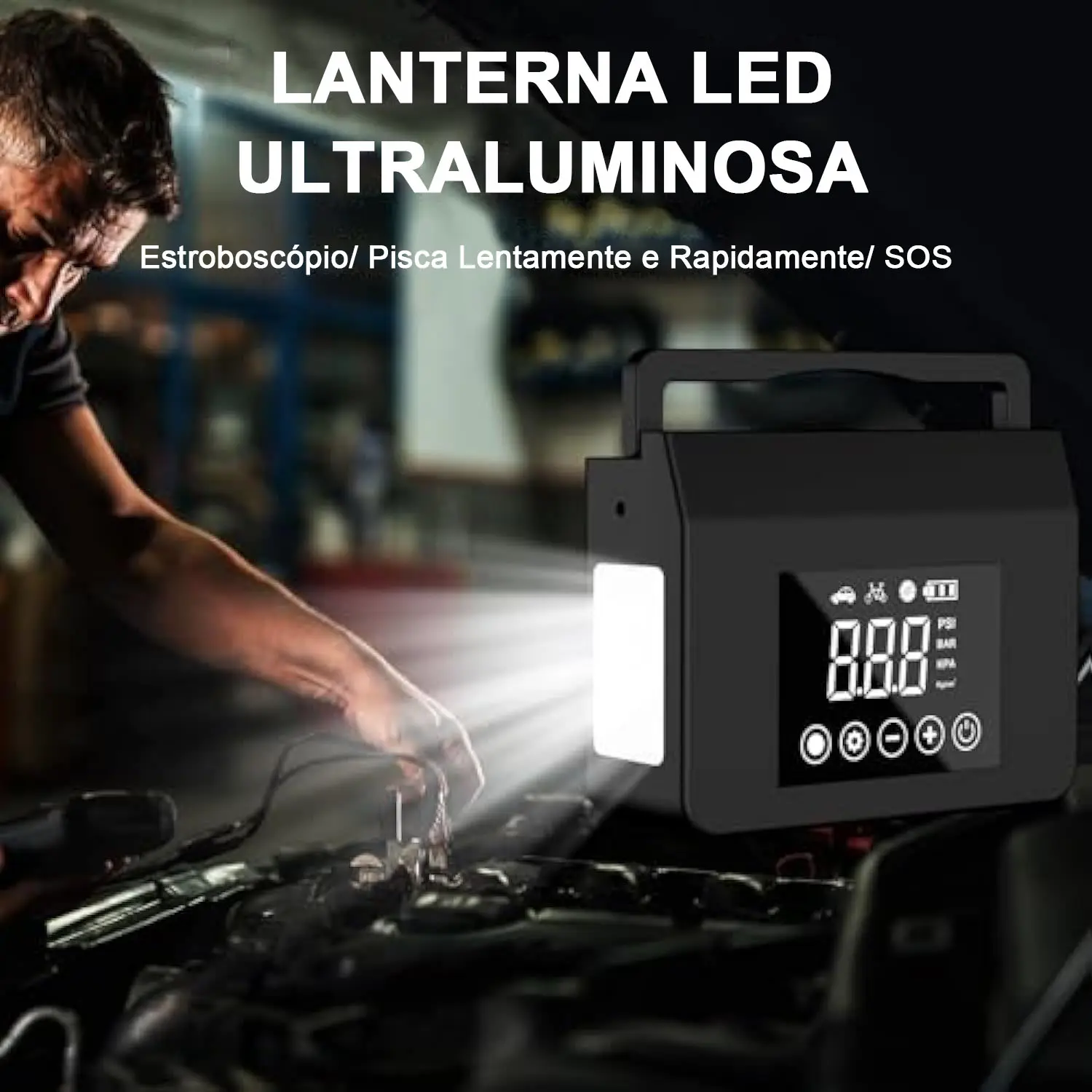 HIEHA 4000A 150PSI Arrancador de Bateria 4 em 1 - 2